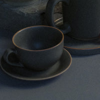 8oz Coffee Cup with Saucer... - Lineage Ceramics