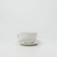 8oz Coffee Cup with Saucer... - Lineage Ceramics