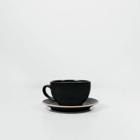 8oz Coffee Cup with Saucer - Lineage Ceramics