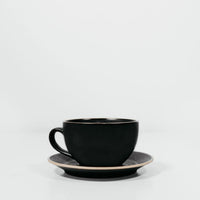 8oz Coffee Cup with Saucer - Lineage Ceramics