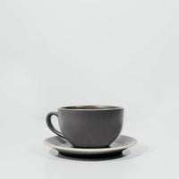 8oz Coffee Cup with Saucer - Lineage Ceramics