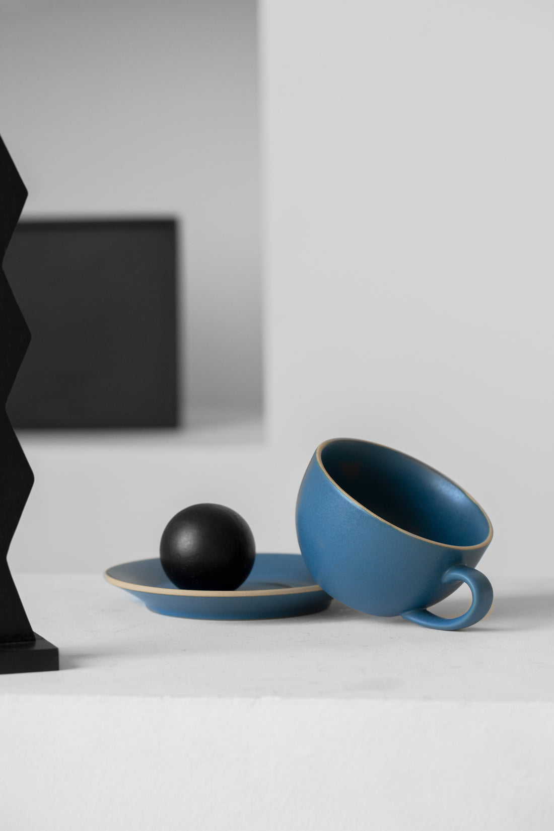 8oz Coffee Cup with Saucer - Lineage Ceramics