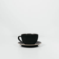 8oz Coffee Cup with Saucer - Lineage Ceramics